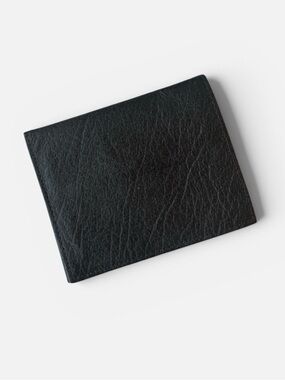 Dante Classic Black Leather Bifold Wallet